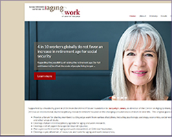 The Sloan Research Network on Aging & Work at Boston College