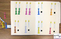 Color Match Shabbat Candles